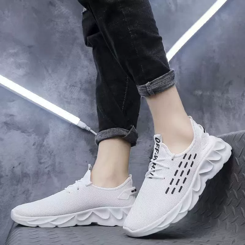 Мужские супердышащие повседневные кроссовки, модные Универсальные кроссовки в Корейском стиле, молодежная Модная студенческая дорожная обувь