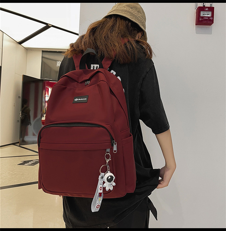 Schoolbag Korean Version Of The Large-capacity Travel Simple Backpack New Fashion Student Backpack display picture 38