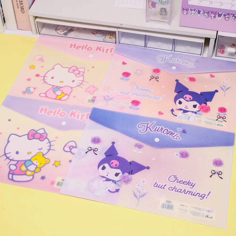 Sanrio, genuine folder, storage system for students for folders