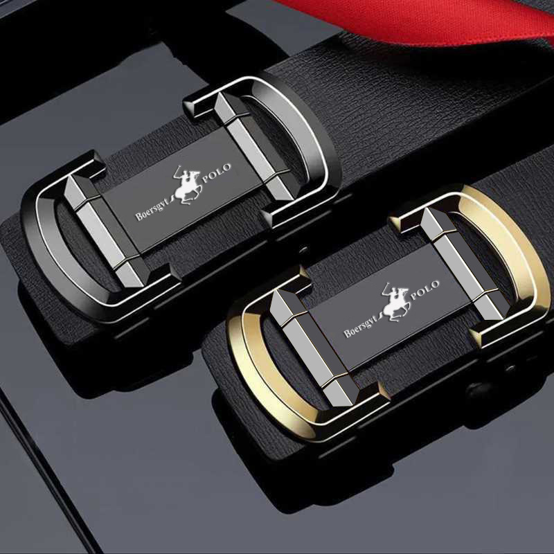 Authentic Paul men's belt automatic buckle new belt business comfortable versatile Korean style top-level pants belt