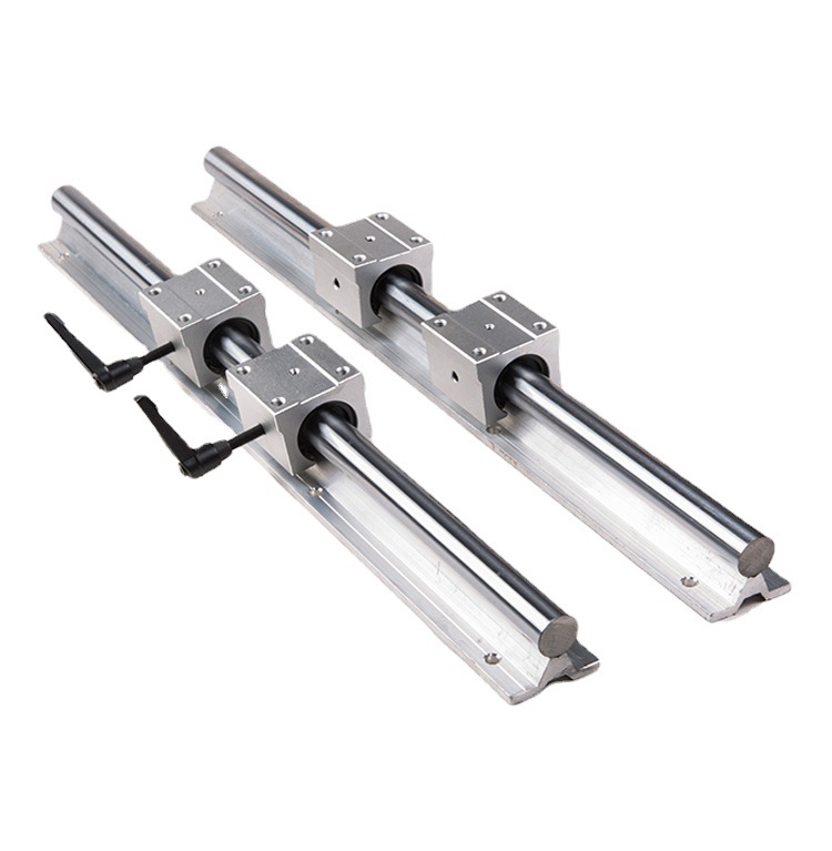 供应SBR35精密直线滑动单元 带铝托圆柱直线导轨导轨 SBR导轨