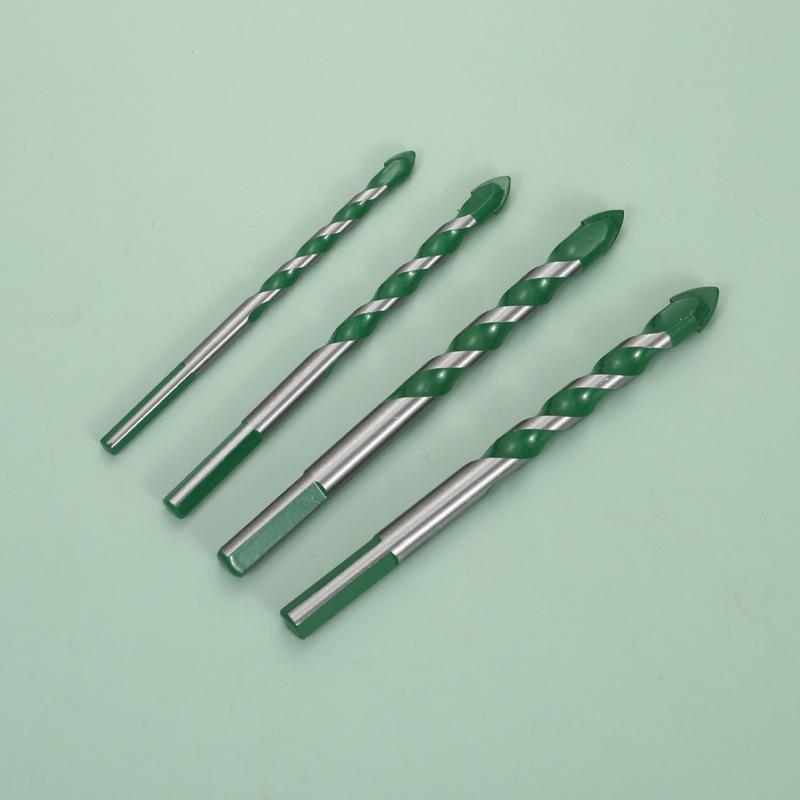 Triángulo giro taladro azulejo de vidrio de cerámica Negro Triángulo taladro de perforación multifunción 6mm traje fabricante