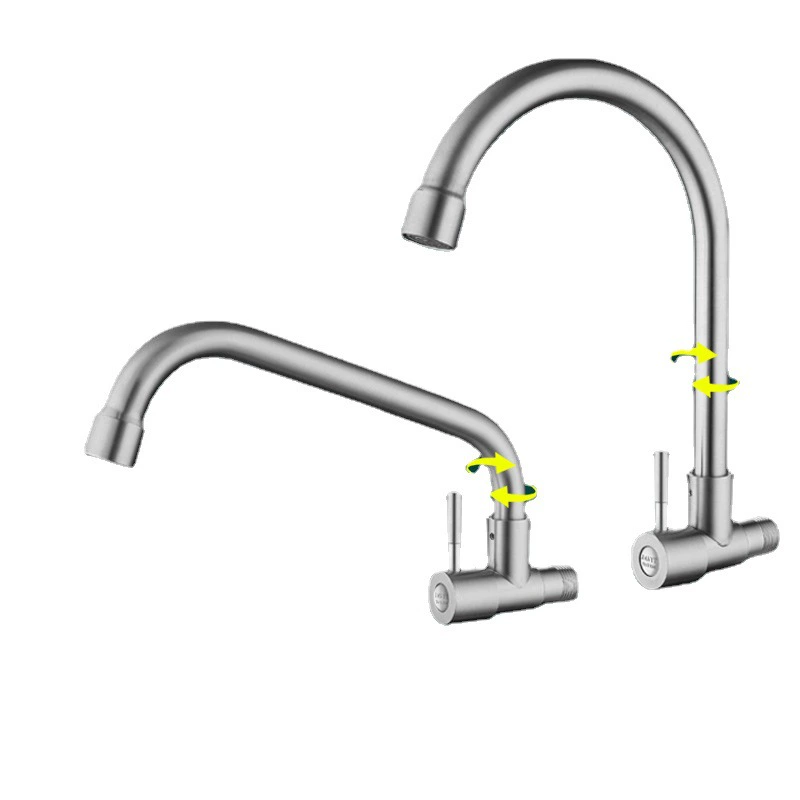 Kitchen Wall Water Large Single Single Cold 304 Stainless Steel Washing Basin Washing Laundry Ponds Balcony Sink Wash Sink