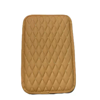 Armrest box pad — Pad Armrest Box Cover - diamond-without-pocket-thin-section-rich-yellow
