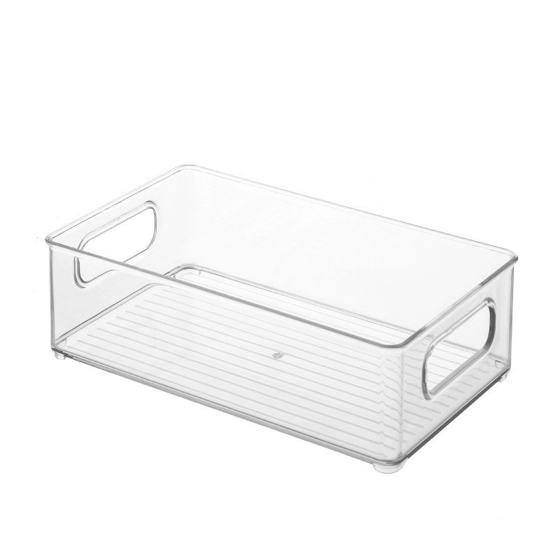 Caja organizadora de mascarillas cosméticas transparente de escritorio YZ1008, cesta de aperitivos acrílica, caja de almacenamiento de artículos diversos para el hogar y la cocina