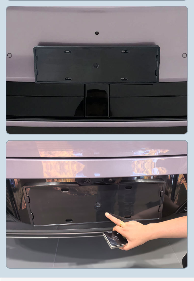 Suitable for 2026 Xpeng L03 license plate frame, new energy full-edge license plate frame, green license plate, new regulations license plate