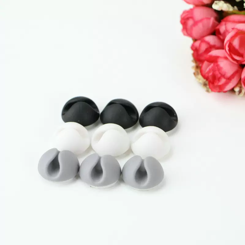 免打孔数据线收纳固定器充电线耳机线理线器办公室桌面床头固线器