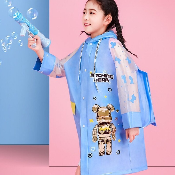 High-Quality Mid-To-High-End Eva Three-Dimensional Backpack, Non-Disposable Children's Printed Raincoat High-Quality Mid-To-High-End Eva Three-Dimensional Backpack, Non-Disposable Children's Printed Raincoat