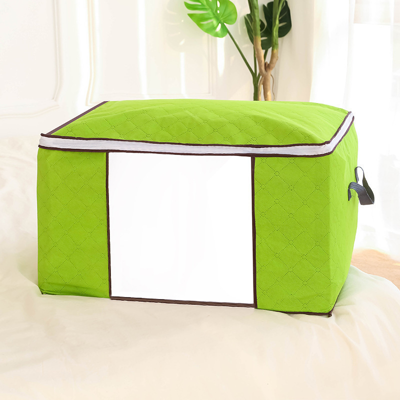 Bolsa de almacenamiento de ropa organizando edredón bolsa grande ropa de embalaje engrosada tela grande hogar a prueba de humedad