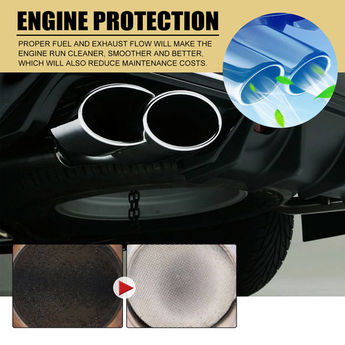 Rayhong Engine Catalytic Converter Cleaner, Washless Carbon Deposit Emission Engine Cleaner