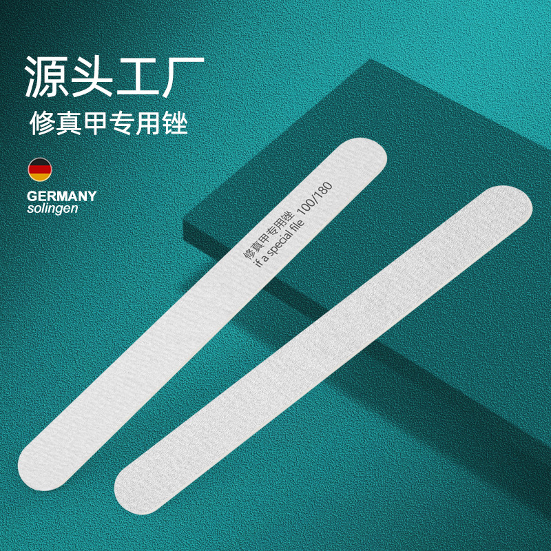 Fábrica de origen archivo de uñas, archivo de madera de fricción, archivo especial de reparación de uñas, herramientas de manicuría de polidor
