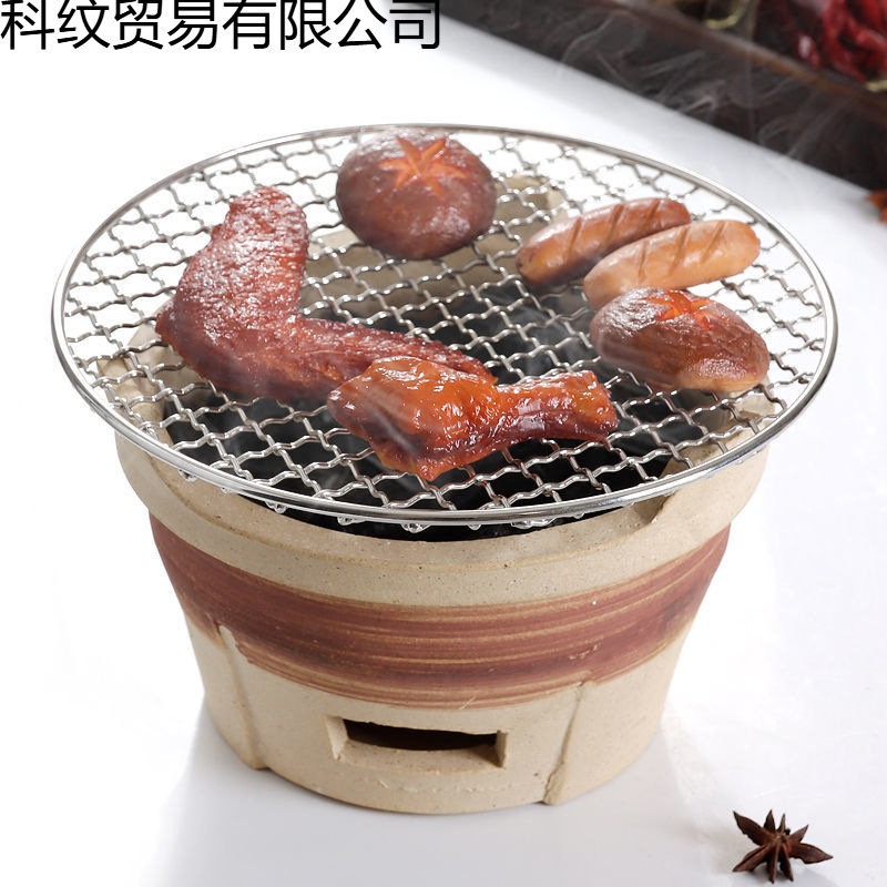 Outdoor Barbecue Small Clay Stove Coarse Pottery Household Outdoor Side Stove Commercial Small Oven Set Charcoal Stove Small Hot Pot Factory