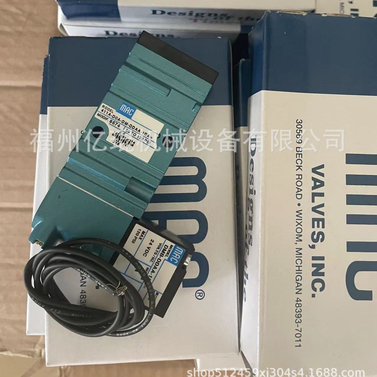 美国原厂MAC电磁阀413A-00A-DM-DFRJ-1JM货零售批发价格优势