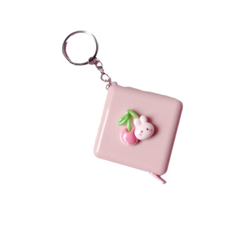 Cartoon mini tape measure keychain multifunctional portable tape measure measurement bust waist soft ruler 1.5