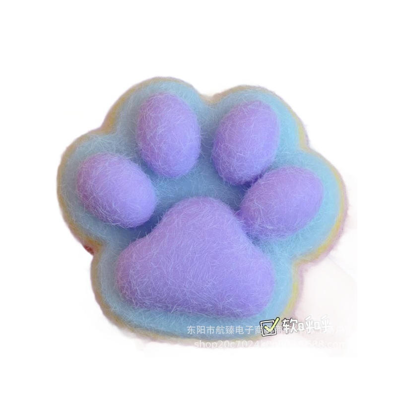 Pequeño libro rojo con super gigante mac mac de peluche de cuatro colores garras de gato pellizco Le juguete descompresión artefacto descompresión de alto valor facial image 6