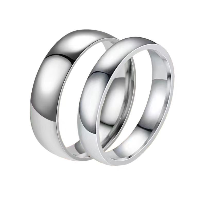 Stainless steel ring Women's Light luxury niche high-end ins girls do not fade titanium ring jewelry jewelry jewelry wholesale