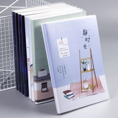 英文本16本子膠套加厚橫線簡約5學生筆記本5大號本子英文本