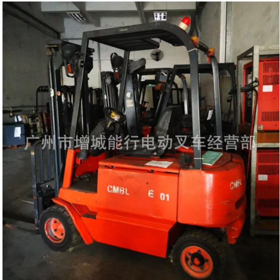 特价甩卖2吨叉车 林德平衡重式自由提升门架带左右侧移器电动叉车