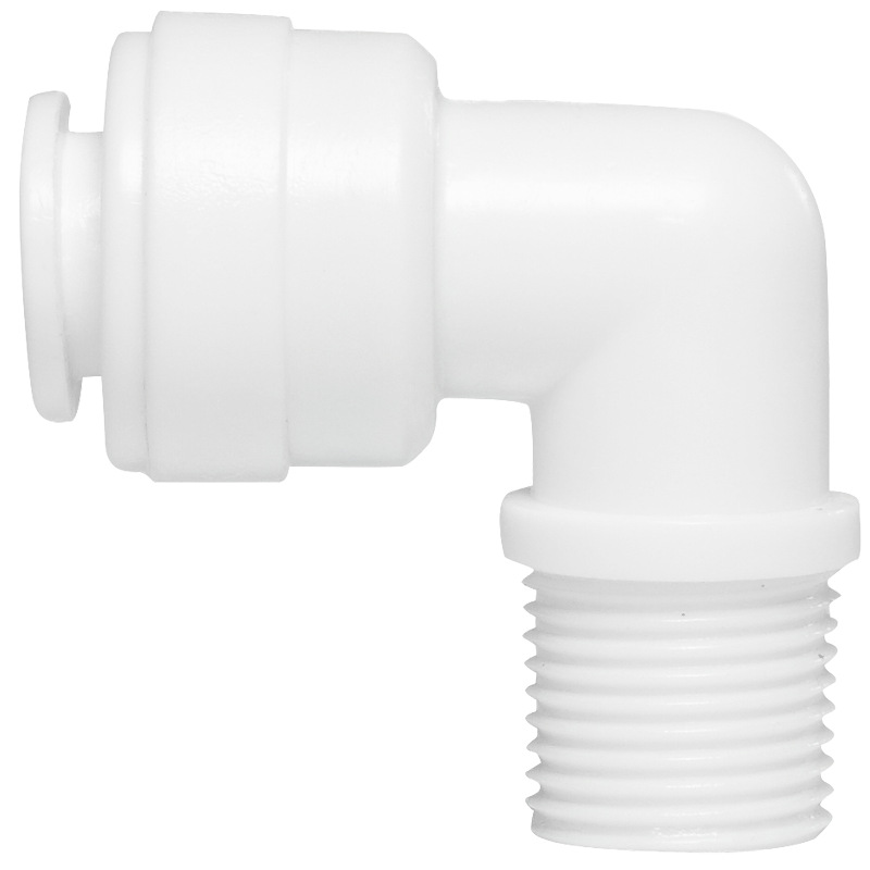 Purificador de agua tipo L máquina de agua pura K4042 conector 1 minuto delgada rosca exterior codo 2 minutos articulación rápida codo RO membrana Shell Universal