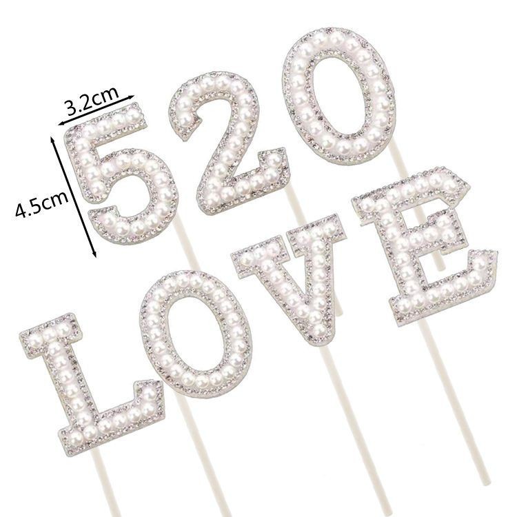 Plata perla mamá pastel decoración Tarjeta de inserción Día DE LA MADRE pastel de cumpleaños plug-in hornear plug-in nuevo