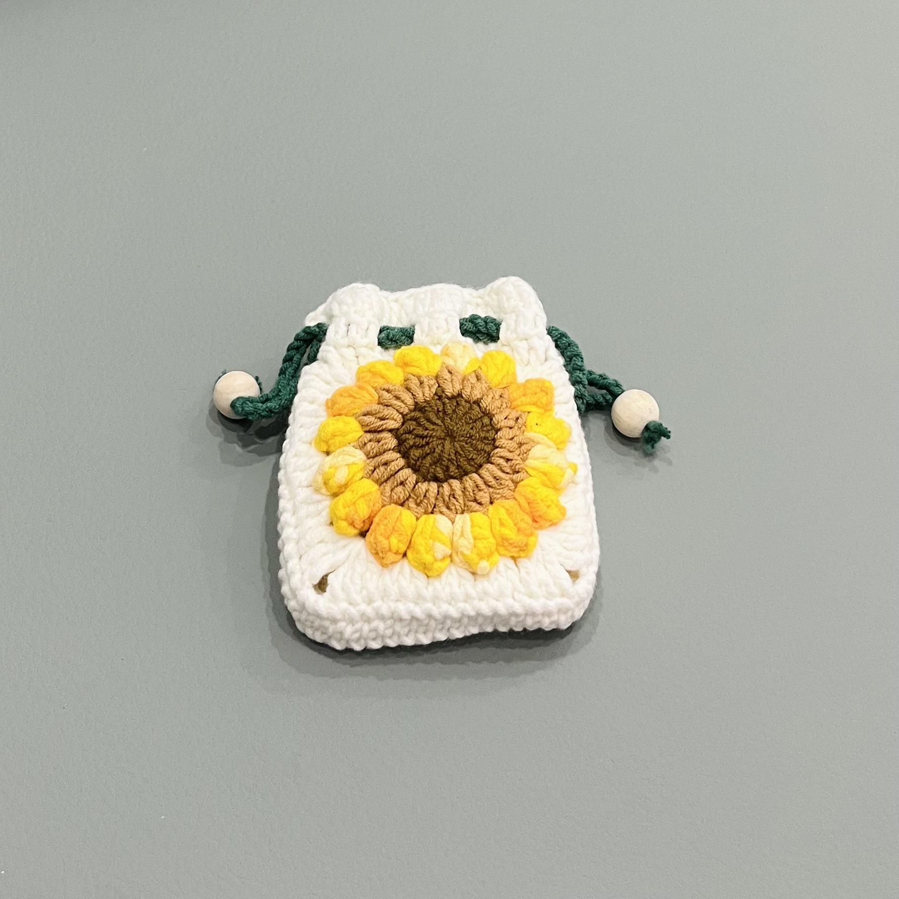 Girasol hueco blanco 8.5x10x3cm