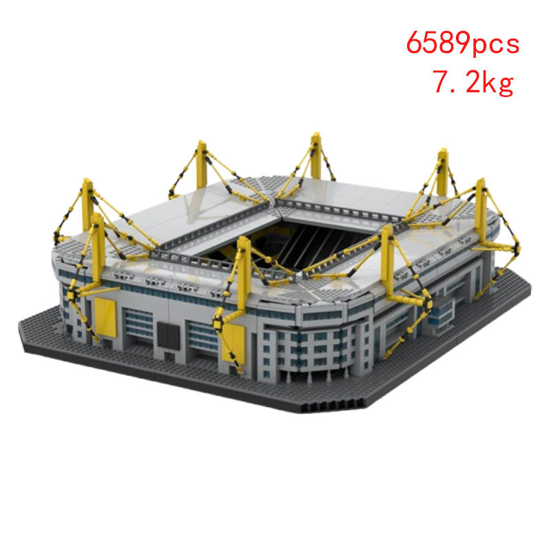 Cross-border Hot-sellig I-stock MOC-152781 Small Particle Assembly Buildig Block Toy Creative Stadium Model_voghion.com