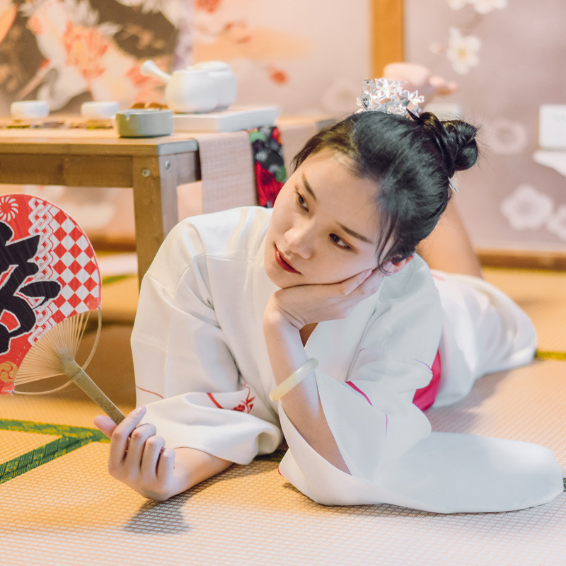 处理　日本和服改良版神明少女写真和风图片版权有提示看详情