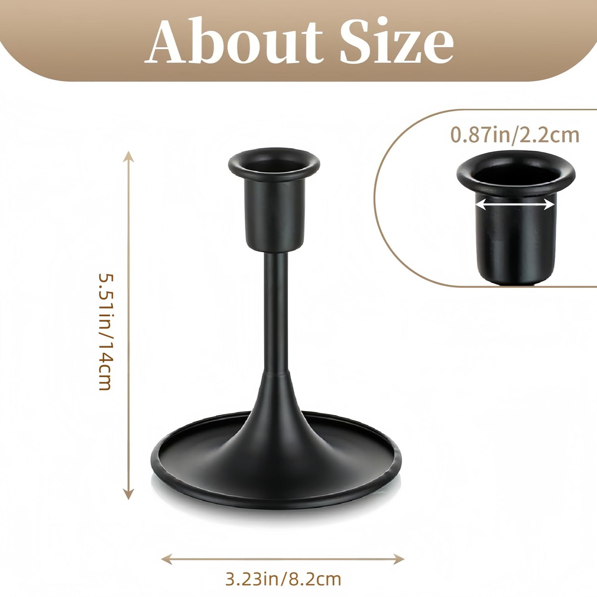 Fábrica directa transfronteriza altavoces europeos retro tablero de acero negro decoración romántica de cena a la luz de velas