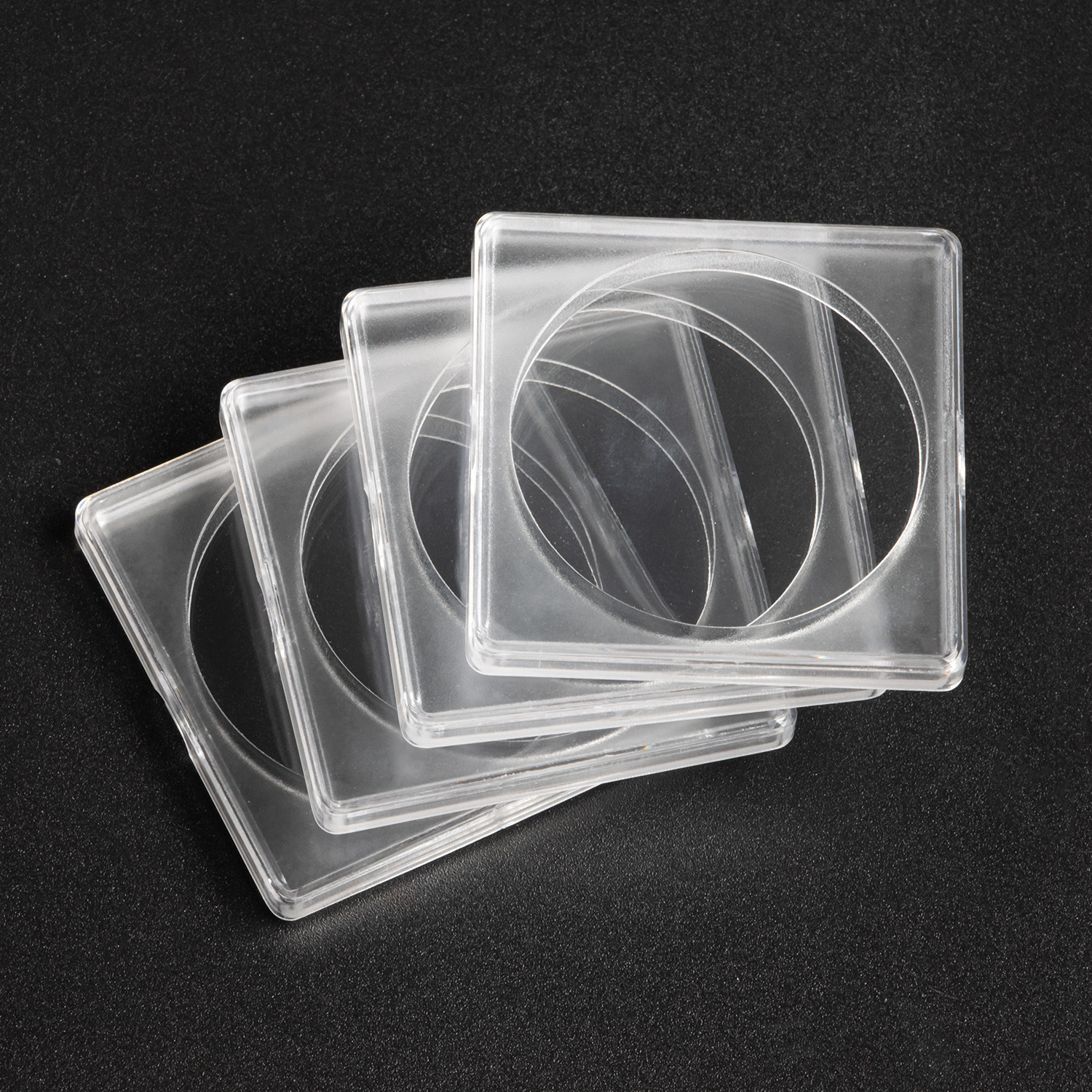 Caja de protección de monedas conmemorativas Yuan Daitou plata moneda de cobre almacenamiento caja redonda caja de plata moneda de plata coleccionada caja vacía al por mayor