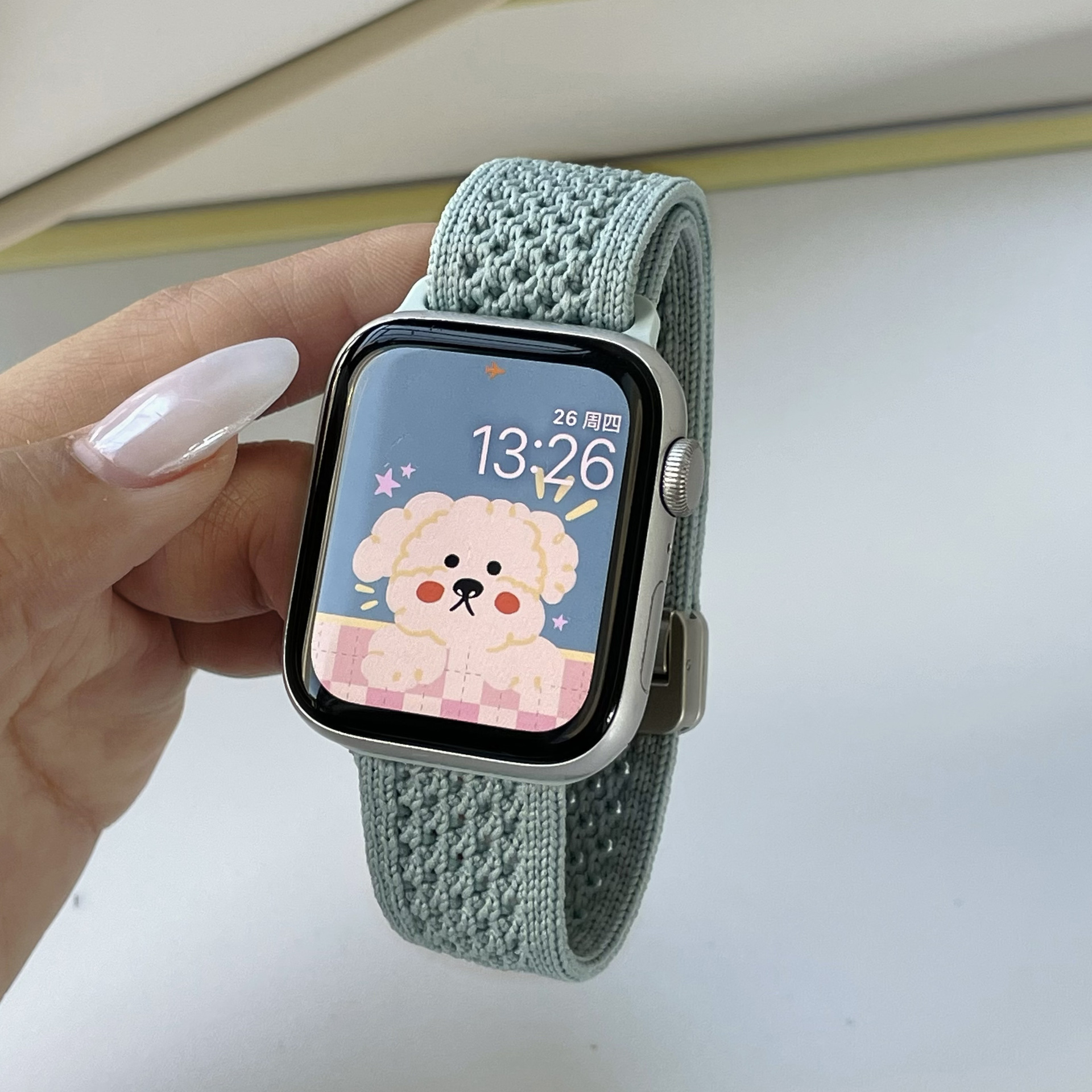 35g Weight Apple Smart Watch Magnetic Strap Classification Nylon Material Solid Color Pattern Fashion style Style Fashion Style Solid Color Apple Smart Watch Magnetic Strap 11