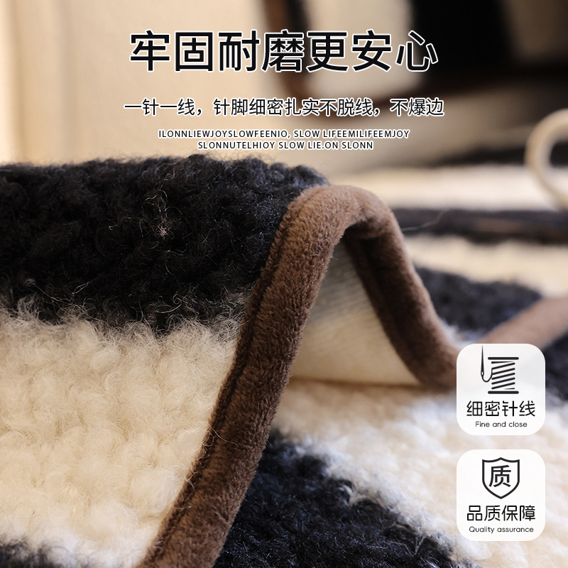 Luz de lujo de alto nivel felt felt sofá cojín otoño invierno 2025 nuevo cuatro estaciones cojín antideslizante universal sofá cubierta tela