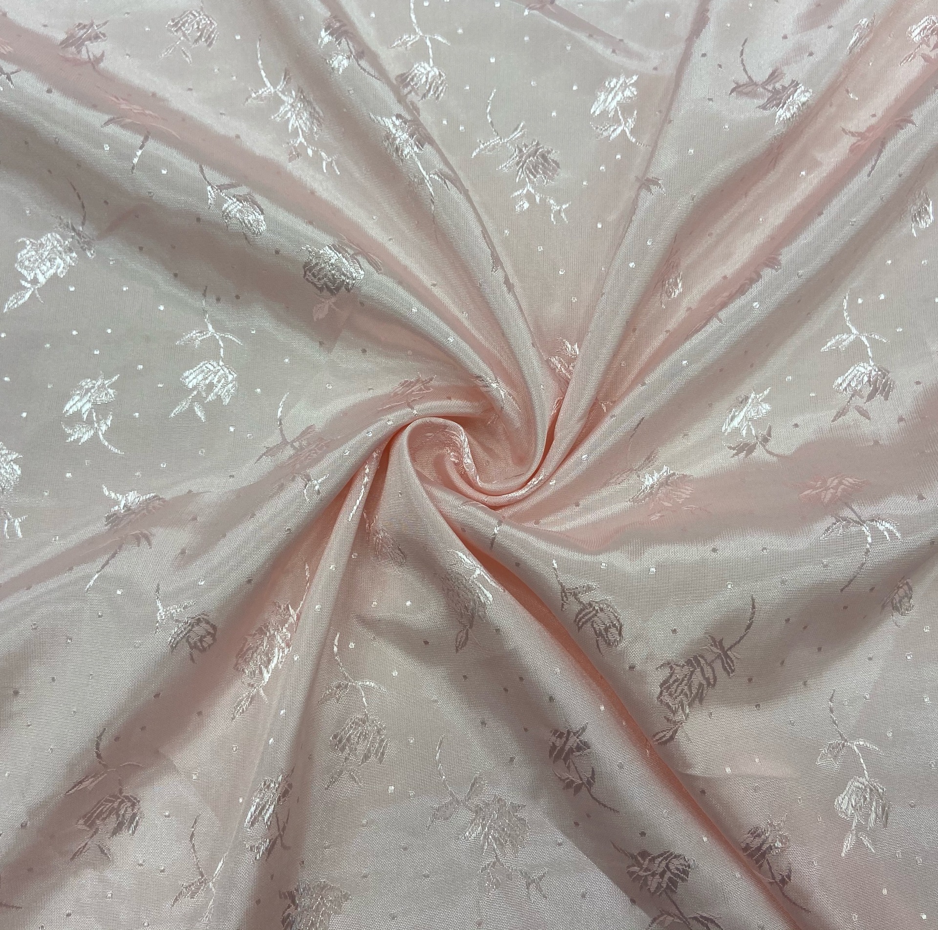 春夏新品暗纹小花提花时尚女装连衣裙衬衫西装防晒衣古装汉服面料