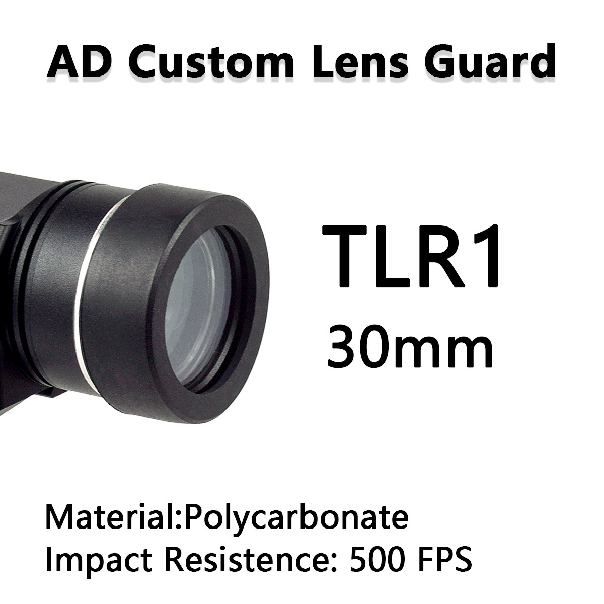 T1 / M300 / M600V / TLR - 1 / SRO / MRO Lámpara 26mm / 28mm Lámpara / cubierta de protección de punto rojo