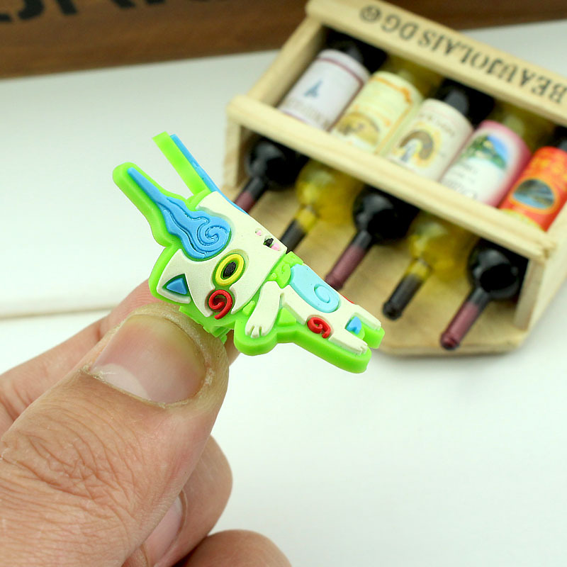 Unicornio de dibujos animados pulsera de PVC pulsera de goma suave pulsera de silicona pulsera creativa regalo personalizado al por mayor