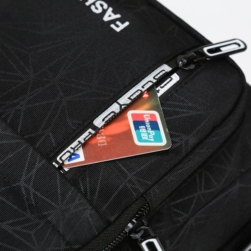 Cross-border men's chest bag  new fashion youth waist bag fashion sports small backpack trend solid color shoulder bag