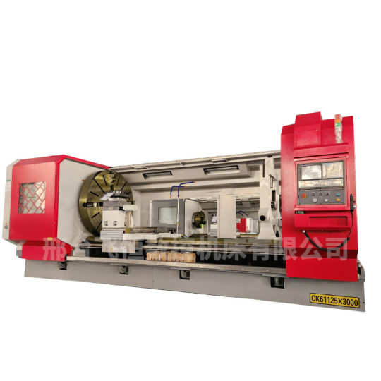 Cnc Lathe Machine Ck61125 Horizontal Ck6180 Pipe Thread Lathe Machine Wide Guide Heavy Cutting Heavy Duty Cnc Lathe