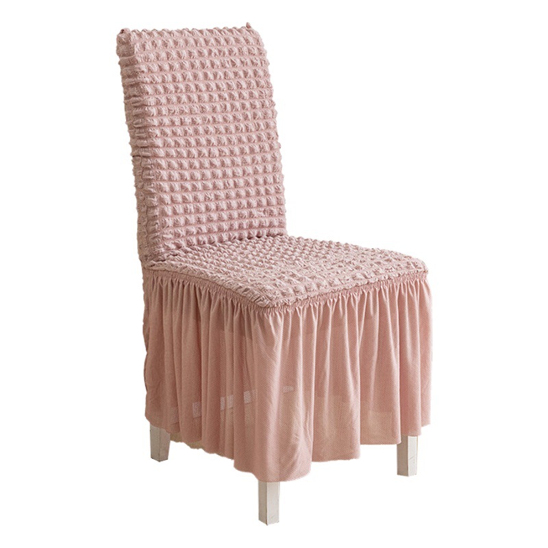 Nueva silla cubierta cubierta de espuma de seda dobladillo todo incluido sala de estar mesa de comedor silla universal engrosado ins viento