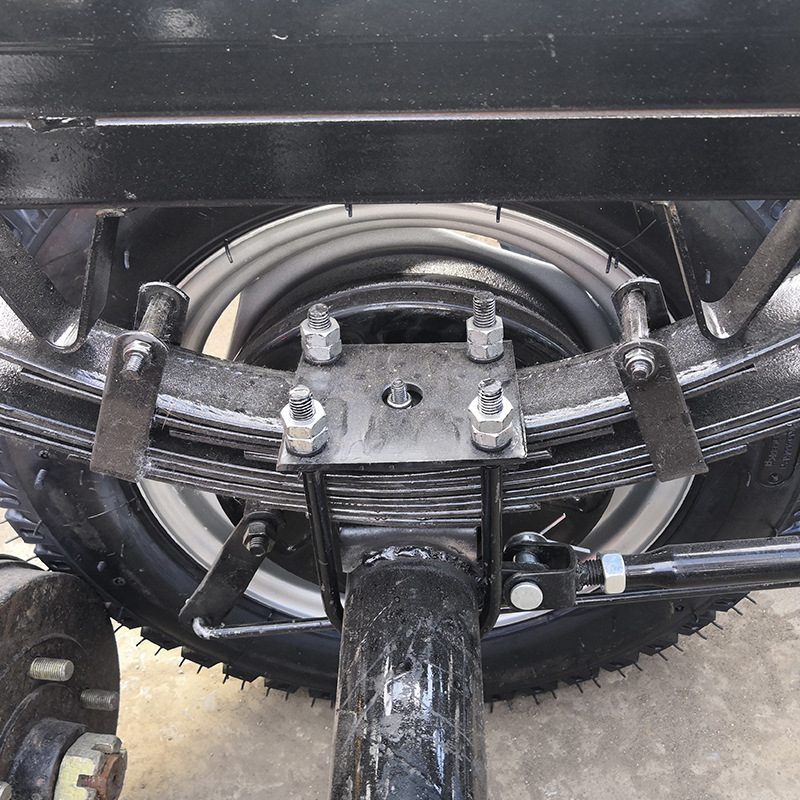 85cm减震板簧 水坯电动柴油工程工地电动三轮车加厚弓子型钢板批