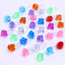 厂家直供亚克力宝石儿童玩具仿真水晶钻石diy饰品混款塑料宝石