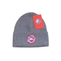 E dark gray knitted hat