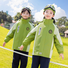 班服秋冬儿童校服冲锋衣一年级小学生幼儿园园服春季三件套运动装