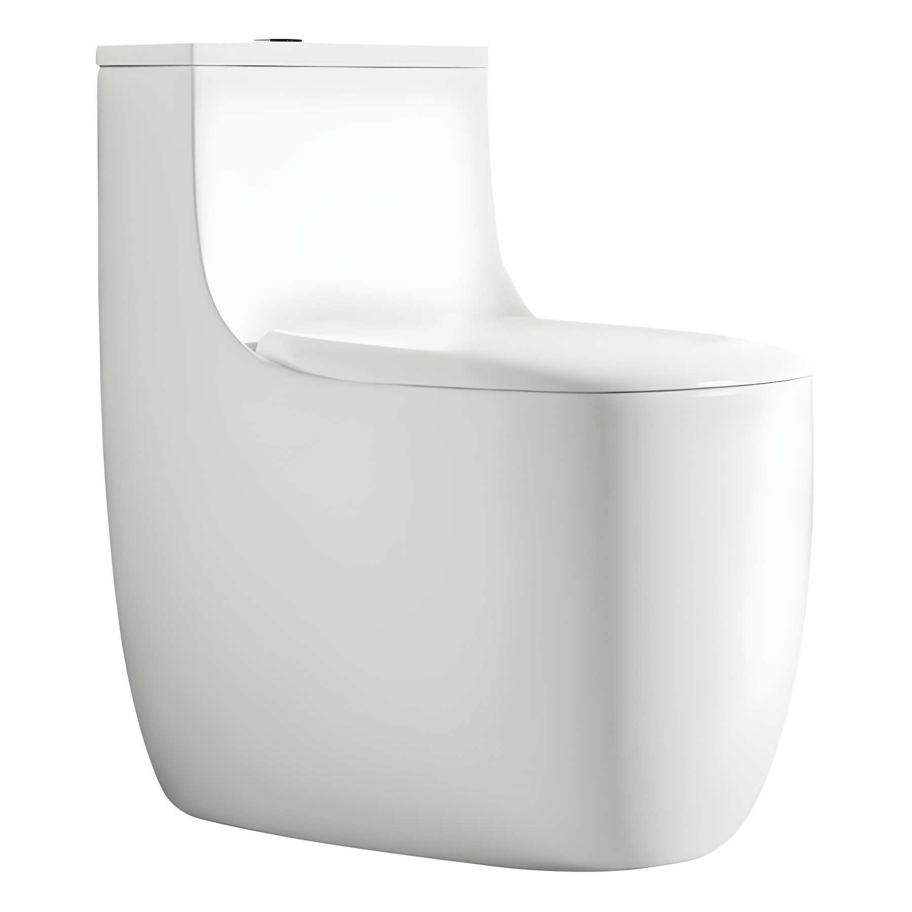 Nuevo 8.0 gran calibre sifon tipo inodoro sin labio asiento de inodoro doméstico ingeniería de hotel inteligente superficie esmaltada limpia