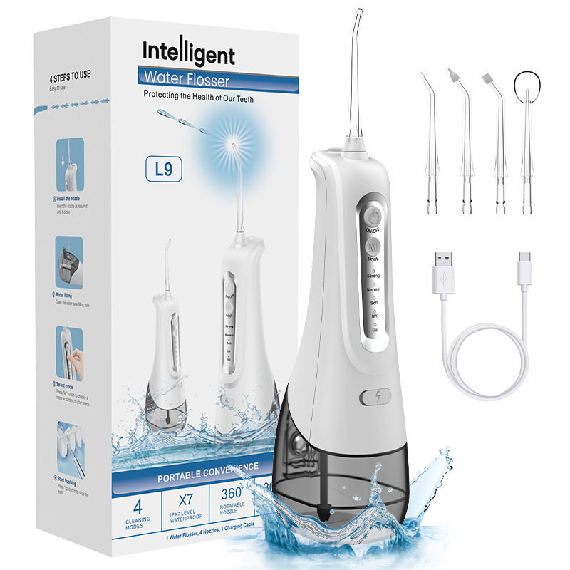 Limpiador dental eléctrico portátil inteligente, limpiador dental doméstico portátil, limpiador dental blanqueador, transfronterizo