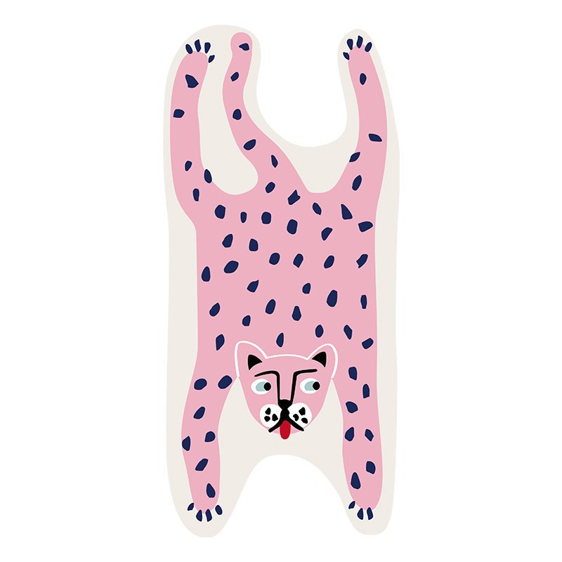 모조 캐시미어 타이거 톰 고양이 카펫 침실 침실 옆 담요 욕실 흡수성 거실 동물 모양 거짓말 호랑이 매트