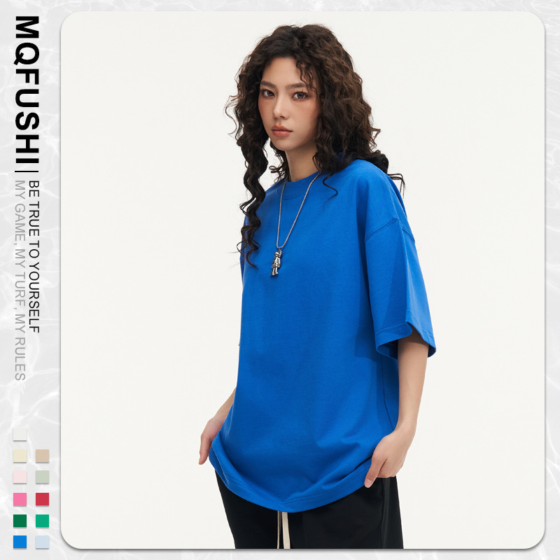 클라인 blue-350g 무거운 티셔츠