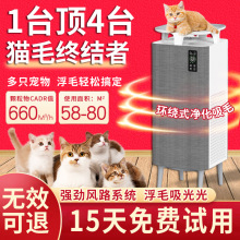 空气净化器宠物专用吸浮猫毛吸毛养猫除毛发去吸附猫毛猫咪自动狗