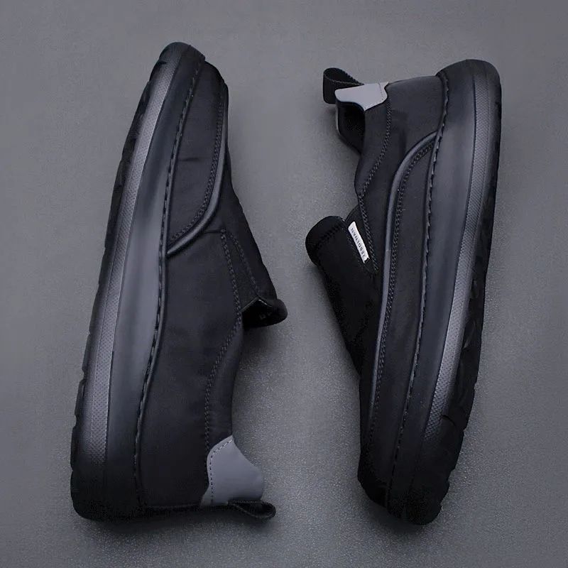 Men's Shoes 2025 Spring New Arrival Lazy Foot All-Match Loafers Thick Sole Ultra Light Comfortable Casual Men's Cloth Shoes