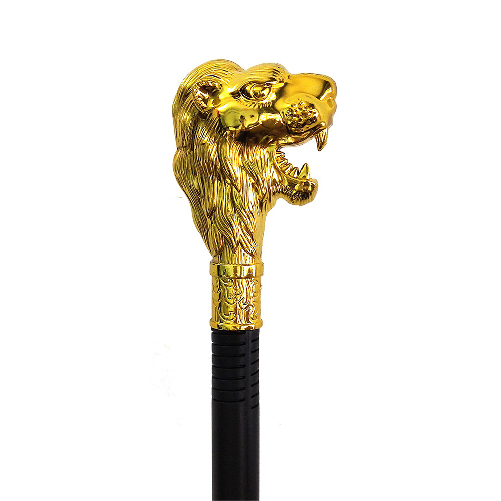 Juego de rol para niños Halloween Nuevos accesorios de juguete navideños extraños Cabeza de león Cetro Scepter