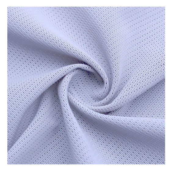 Polyester ammonia stretch mesh polyester breathable spandex underwear yoga sports clothing fabric moisture absorption breathable