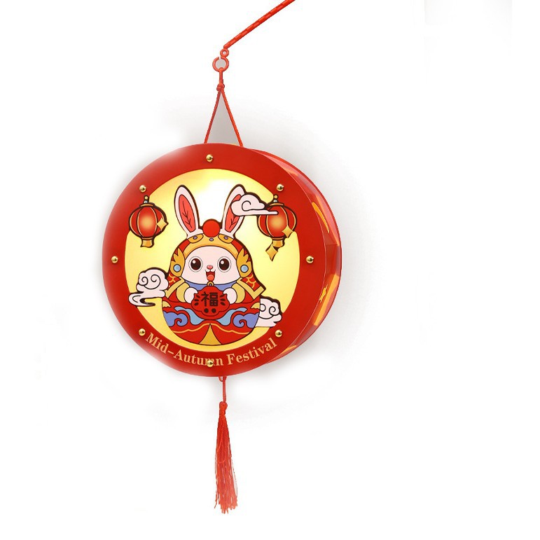 Dragón linterna de Año Nuevo linterna de bricolaje hecho a mano Día de Año Nuevo linterna portátil Festival de la linterna de los niños decoraciones de estilo antiguo linterna de palacio